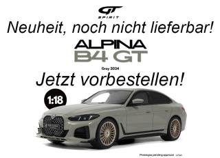 ALPINA B4 GT GREY 2024 GT Spirit 1:18 Resinemodell (Türen, Motorhaube... nicht zu öffnen!) Lieferbar ab Anfang März 2026