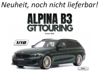ALPINA B3 GT TOURING GREEN 2025 GT Spirit 1:18 Resinemodell (Türen, Motorhaube... nicht zu öffnen!) Available from early July 2026