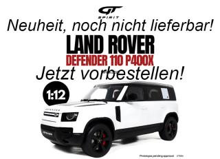 LAND ROVER DEFENDER 110 P400X WHITE 2021 GT Spirit 1:12 Resinemodell (Türen, Motorhaube... nicht zu öffnen!) Lieferbar ab Anfang April 2026