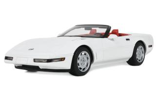 CHEVROLET CORVETTE C4 CONVERTIBLE ARCTIC WHITE 1995 GT Spirit 1:18 Resinemodell (Türen, Motorhaube... nicht zu öffnen!) <br> Lieferbar ab Anfang September 2026