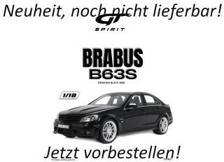 BRABUS B63S OBSIDIAN BLACK 2008 GT Spirit 1:18 Resinemodell (Türen, Motorhaube... nicht zu öffnen!) Available from early October 2026