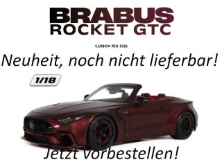 BRABUS ROCKET GTC CARBON RED 2026 GT Spirit 1:18 Resinemodell (Türen, Motorhaube... nicht zu öffnen!) Lieferbar ab Anfang März 2027