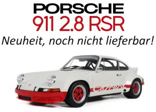 PORSCHE 911 2.8 RSR GRAND PRIX WHITE 1973 GT Spirit 1:12 Resinemodell (Türen, Motorhaube... nicht zu öffnen!) Lieferbar ab Anfang April 2027