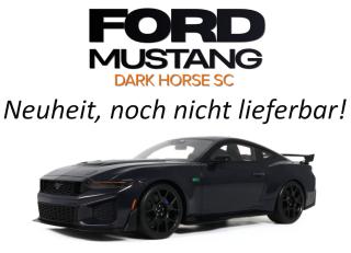FORD MUSTANG DARK HORSE SC BLUE EMBER 2026 GT Spirit 1:18 Resinemodell (Türen, Motorhaube... nicht zu öffnen!) Disponible à partir de début avril 2027
