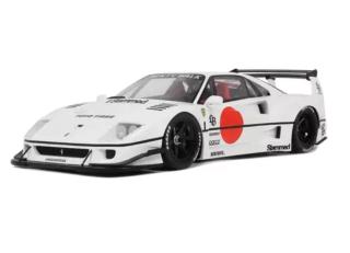 Ferrari Logo beschädigt! LB-Works F40 White 2023 GT Spirit 1:18 Resinemodell (Türen, Motorhaube... nicht zu öffnen!)