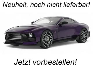 ASTON MARTIN VALOUR PURPLE 2023 GT Spirit 1:18 Resinemodell (Türen, Motorhaube... nicht zu öffnen!) Lieferbar ab Ende Dezember 2025