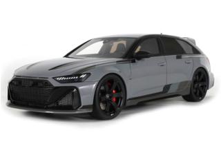 AUDI RS 6 GT GREY 2024 GT Spirit 1:18 Resinemodell (Türen, Motorhaube... nicht zu öffnen!)