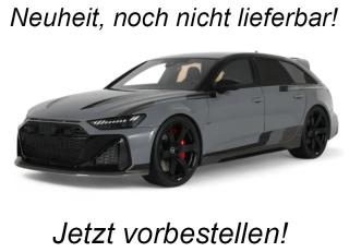 AUDI RS 6 GT GREY 2024 GT Spirit 1:12 Resinemodell (Türen, Motorhaube... nicht zu öffnen!)  Lieferbar ab Ende Dezember 2025