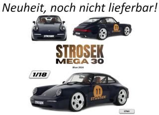 STROSEK MEGA 30 BLUE 2024 GT Spirit 1:18 Resinemodell (Türen, Motorhaube... nicht zu öffnen!) Lieferbar ab Anfang Juli 2026