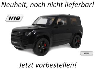 LAND ROVER DEFENDER 90 P400 X-DYNAMIC HSE BLACK 2021 GT Spirit 1:18 Resinemodell (Türen, Motorhaube... nicht zu öffnen!) Lieferbar ab Anfang Juli 2026