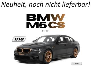 BMW M5 CS GREY 2021 GT Spirit 1:18 Resinemodell (Türen, Motorhaube... nicht zu öffnen!) Available from early August 2026