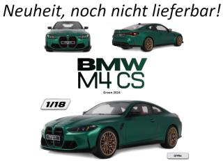 BMW M4 CS GREEN 2024 GT Spirit 1:18 Resinemodell (Türen, Motorhaube... nicht zu öffnen!)  Lieferbar ab Anfang Juli 2026