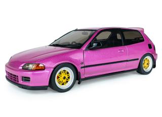 Honda Civic (eg6) Solido Works Pink metallic pink 1991 S1810409 Solido 1:18 Metallmodell  Disponible à partir de fin octobre 2026