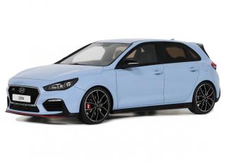 HYUNDAI I30 N BLUE 2017 OttOmobile 1:18 Resinemodell (Türen, Motorhaube... nicht zu öffnen!)