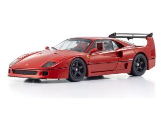 Ferrari F40 "Light Weight" mit rotem LM-Heckflügel Kyosho 1:18 Metallmodell