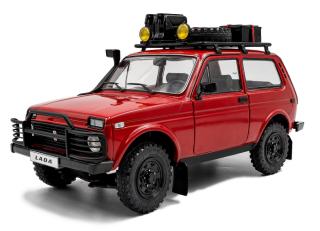 Lada Niva 1980 Red  S1807306 Solido 1:18 Metallmodell