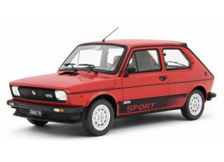 Fiat 127 Sport 70 HP - 1981 Rosso Laudoracing 1:18 Resinemodell (Türen, Motorhaube... nicht zu öffnen!)