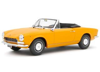 Fiat 124 Sport Spider AS (1438 cc.) 1968 Giallo positano Laudoracing 1:18 Resinemodell (Türen, Motorhaube... nicht zu öffnen!)