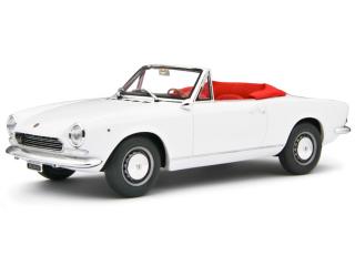 Fiat 124 Sport Spider AS (1438 cc.) 1968 Bianco Laudoracing 1:18 Resinemodell (Türen, Motorhaube... nicht zu öffnen!)