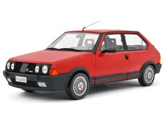 Fiat Ritmo 130 TC Abarth - 1985 Rosso Laudoracing 1:18 Resinemodell (Türen, Motorhaube... nicht zu öffnen!)