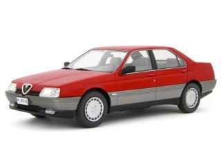 Alfa Romeo 164 2.0 Twin Spark 1987 Rosso alfa Laudoracing 1:18 Resinemodell (Türen, Motorhaube... nicht zu öffnen!)
