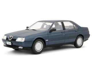 Alfa Romeo 164 2.0 Twin Spark 1987 Blu metallizzato Laudoracing 1:18 Resinemodell (Türen, Motorhaube... nicht zu öffnen!)