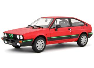 Alfa Romeo Sprint 1.5 Quadrifoglio Verde 1983 Rosso alfa Laudoracing 1:18 Resinemodell (Türen, Motorhaube... nicht zu öffnen!)