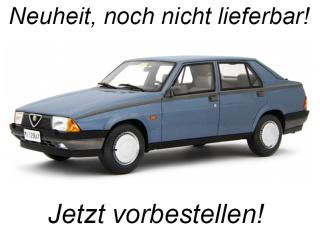 Alfa 75 1.6-1.8 1985 Blu metallizzato Laudoracing 1:18 Resinemodell (Türen, Motorhaube... nicht zu öffnen!) Availability unknown (not before Q2 2025)