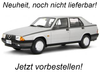 Alfa 75 1.6-1.8 1985 Grigio metallizzato Laudoracing 1:18 Resinemodell (Türen, Motorhaube... nicht zu öffnen!) Availability unknown (not before Q2 2025)