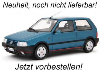 Fiat Uno Turbo i.e. 1.4 1990 BLU DELPHY Laudoracing 1:18 Resinemodell (Türen, Motorhaube... nicht zu öffnen!) <br> Liefertermin nicht bekannt
