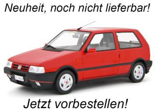Fiat Uno Turbo i.e. 1.4 1990 ROSSO Laudoracing 1:18 Resinemodell (Türen, Motorhaube... nicht zu öffnen!) <br> Liefertermin nicht bekannt