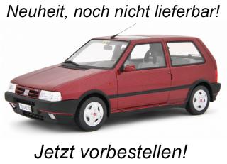 Fiat Uno Turbo i.e. 1.4 1990 ROSSO SHIRAZ Laudoracing 1:18 Resinemodell (Türen, Motorhaube... nicht zu öffnen!) <br> Liefertermin nicht bekannt