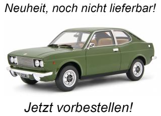 Fiat 128 Coupè 1300 SL - 1972 Verde Laudoracing 1:18 Resinemodell (Türen, Motorhaube... nicht zu öffnen!) <br> Liefertermin nicht bekannt