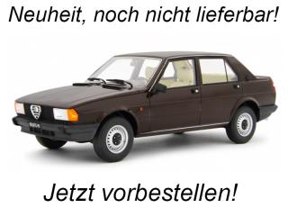 Alfa Romeo Giulietta 1.6 - 1.8 1980 Marrone Testa di Moro Laudoracing 1:18 Resinemodell (Türen, Motorhaube... nicht zu öffnen!)<br> Liefertermin nicht bekannt (nicht vor 3. Quartal 2025)