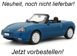 Fiat Barchetta 1995 Azzurro Mare Met. Laudoracing 1:18 Resinemodell (Türen, Motorhaube... nicht zu öffnen!) <br> Liefertermin nicht bekannt