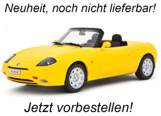 Fiat Barchetta 1995 Giallo Ginestra Laudoracing 1:18 Resinemodell (Türen, Motorhaube... nicht zu öffnen!)  Availability unknown