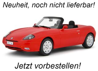 Fiat Barchetta 1995 Rosso Corsa Laudoracing 1:18 Resinemodell (Türen, Motorhaube... nicht zu öffnen!) Availability unknown (not before Q3 2025)