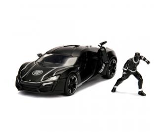 Marvel Avengers Black Panther & Lykan Hypersport Jada 1:24