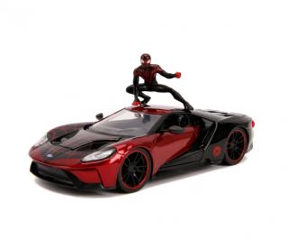 Marvel Spider-Man Miles Morales & 2017 Ford GT   Jada 1:24