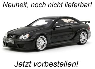 Mercedes-Benz C209 CLK DTM AMG Coupe Obsidian Black Metallic 2004 OttO mobile 1:18 Resinemodell (Türen, Motorhaube... nicht zu öffnen!) Available from early December 2025