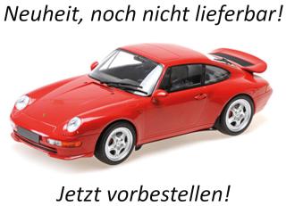 PORSCHE 911 RS (993) - 1994 - RED Minichamps 1:18 Metallmodell, Türen, Motorhaube... nicht zu öffnen  Date de parution inconnue