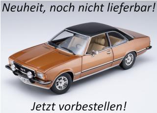 Opel Commodore B GS/E Coupé 1975 - brown met. limited 696 pieces Touring Modelcars 1:18 Metallmodell 2 Türen zu öffnen! Available from February 2026