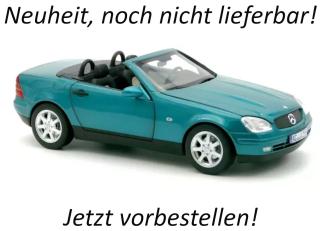Mercedes-Benz SLK 1996 Vivianitgrün Norev 1:18 Metallmodell 2 Türen, Motorhaube und Kofferraum zu öffnen! Availability unknown (not before Q3 2026)