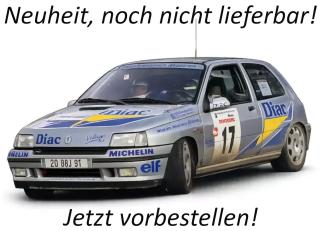Renault Clio Williams Tour de Corse 1993 17 Ragnotti Norev 1:18 Metallmodell 2 Türen, Motorhaube und Kofferraum zu öffnen!  Availability unknown (not before Q4 2026)