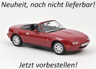 Mazda MX-5 1989 - Red Norev 1:18 Metallmodell (Türen/Hauben nicht zu öffnen!) Wiederauflage  Date de parution inconnue (pas avant le 2. trimestre 2027)