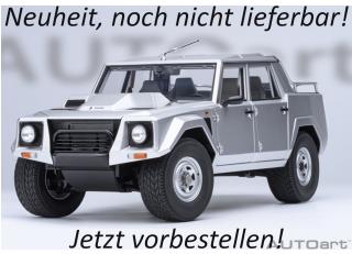 LAMBORGHINI LM002 (ARGENTO/METALLIC SILVER) AUTOart 1:18 Composite  Available from Q2 2026
