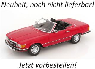 Mercedes 450 SL R107 EU-Version 1985 rot KK-Scale 1:12 Metallmodell Disponible à partir de fin avril 2026