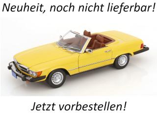 Mercedes 450 SL R107 US-Version 1979 gelb TV-Serie "Hart aber Herzlich"  KK-Scale 1:12 Metallmodell Disponible à partir de fin avril 2026