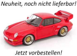 Porsche 911 (993) GT2 1996 mit BBS-Felgen rot KK-Scale 1:12 Metallmodell Lieferbar ab Juli 2026