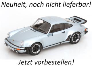Porsche 911 (930) Turbo 3.0 1976 polar silber KK-Scale 1:18 Metallmodell (Türen, Motorhaube... nicht zu öffnen!) Disponible à partir de fin juillet 2026